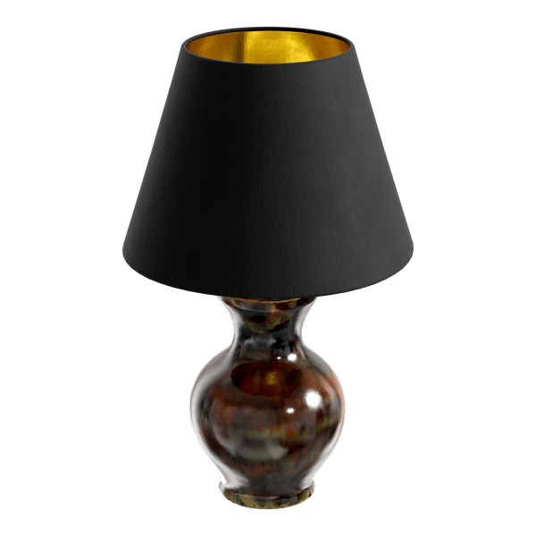 Modèle de lampe à abat-jour galaxie Eno Ceramic, marron
