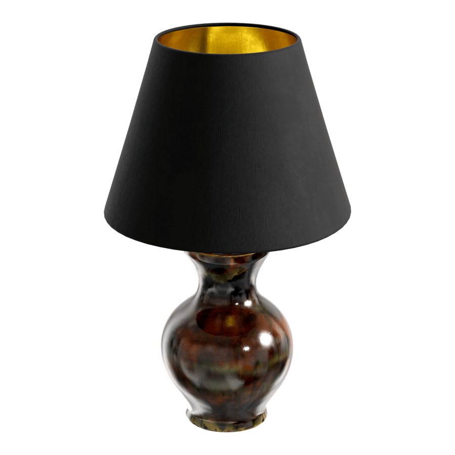 Eno Ceramic Phystian Galaxy Shade Lamp Model, Brown