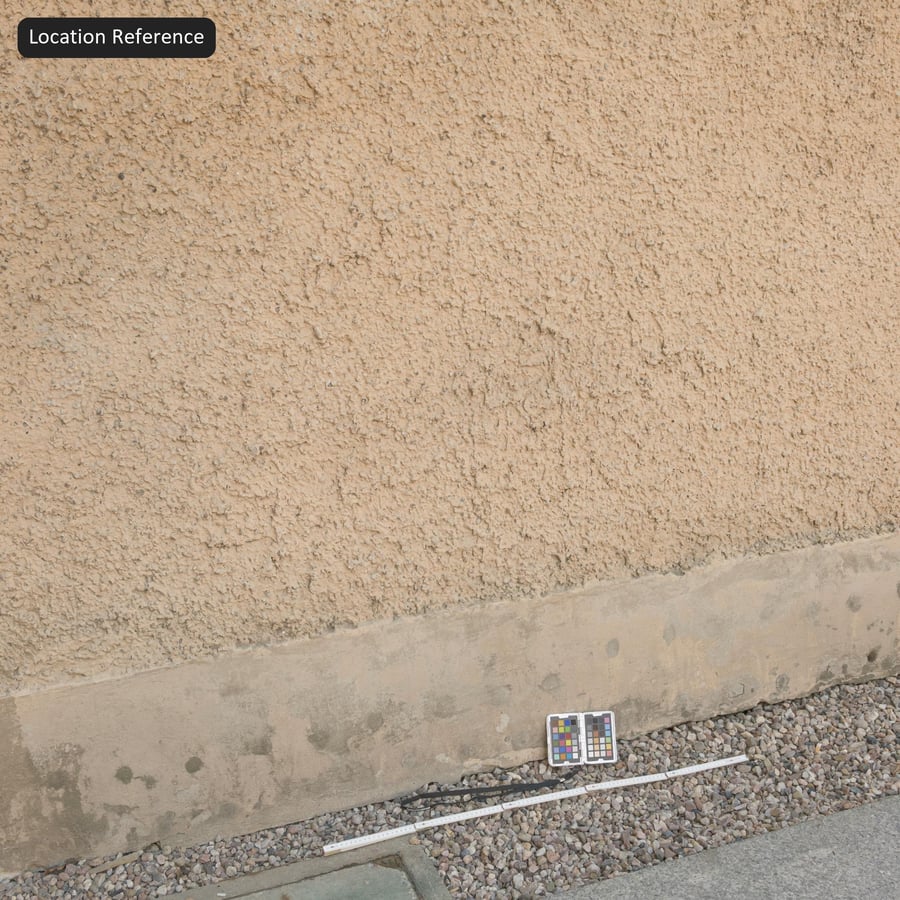 Textura de parede de gesso Roughness Stucco, amarelo