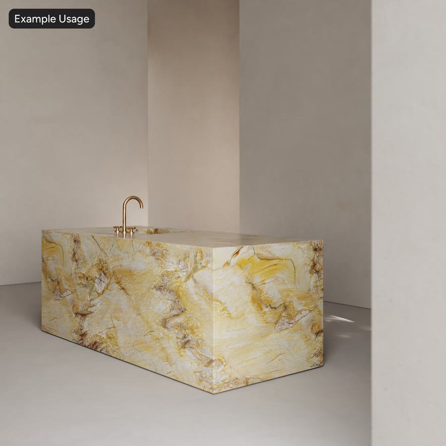 Textura de pedra quartzito polida, fantasia dourada
