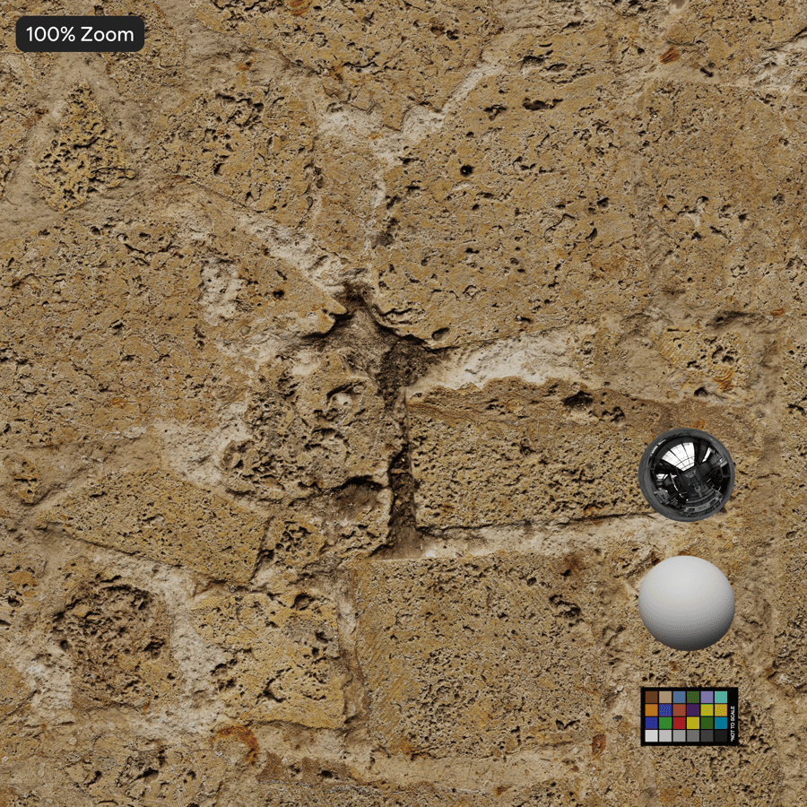 Textura de calçada de pedra de entulho muito desgastada, amarelo