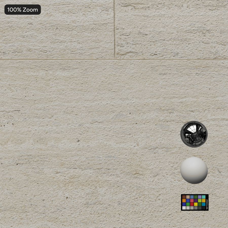 Běh fasády Travertinové dlaždice Textura