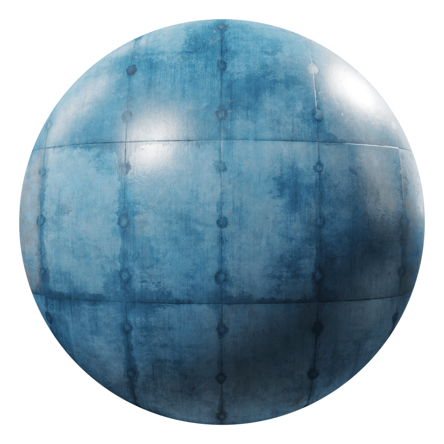 Pigmented Vertical Concrete Panel, Blue