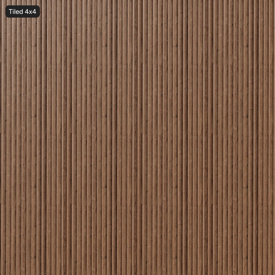 Weathered Vertical Cladding Texture, Dark Brown