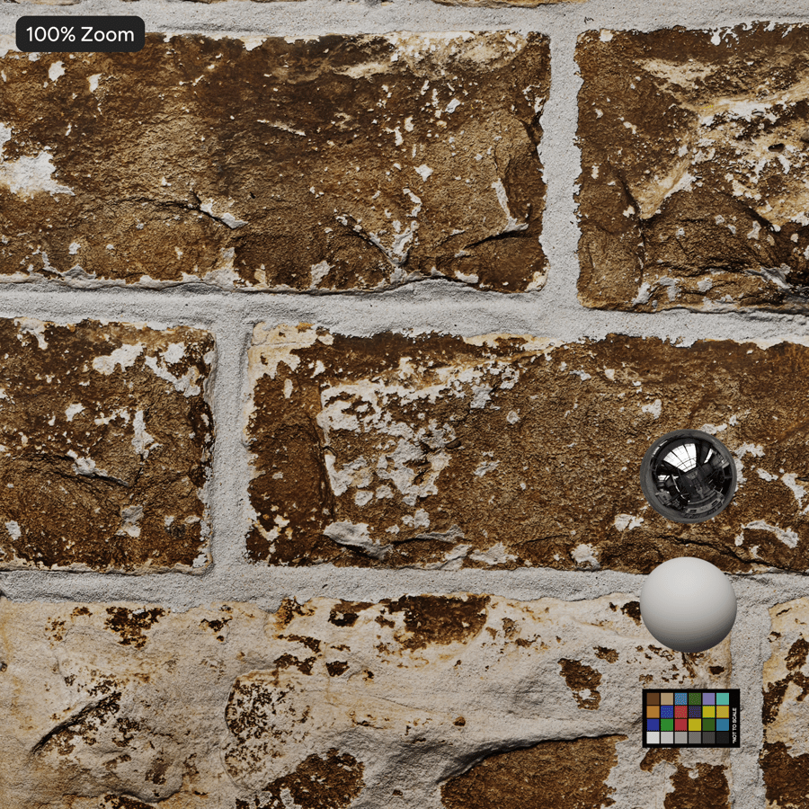 Họa tiết tường đá vụn phong hóa, màu be ấm