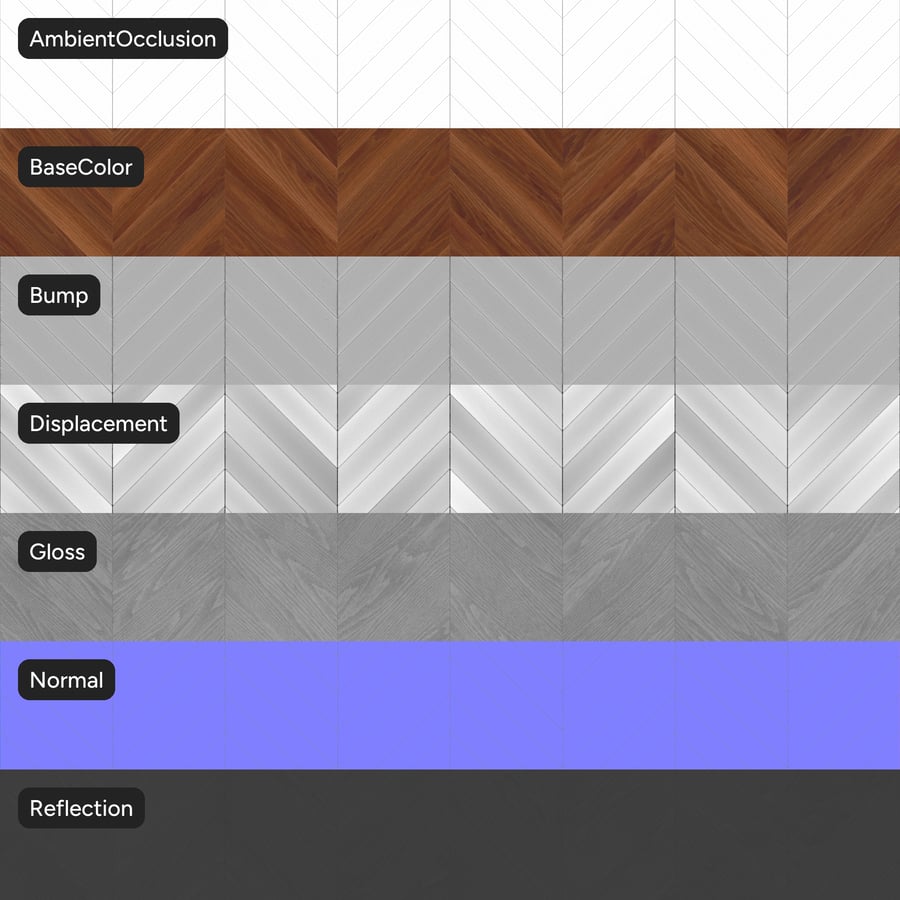 Texture Chevron du panneau de bois Merbau, Tan