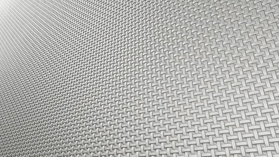 Textura de metal trançado colado