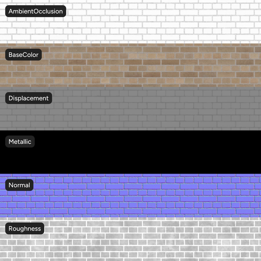 Smooth English Bond Brick Wall Texture, Beige