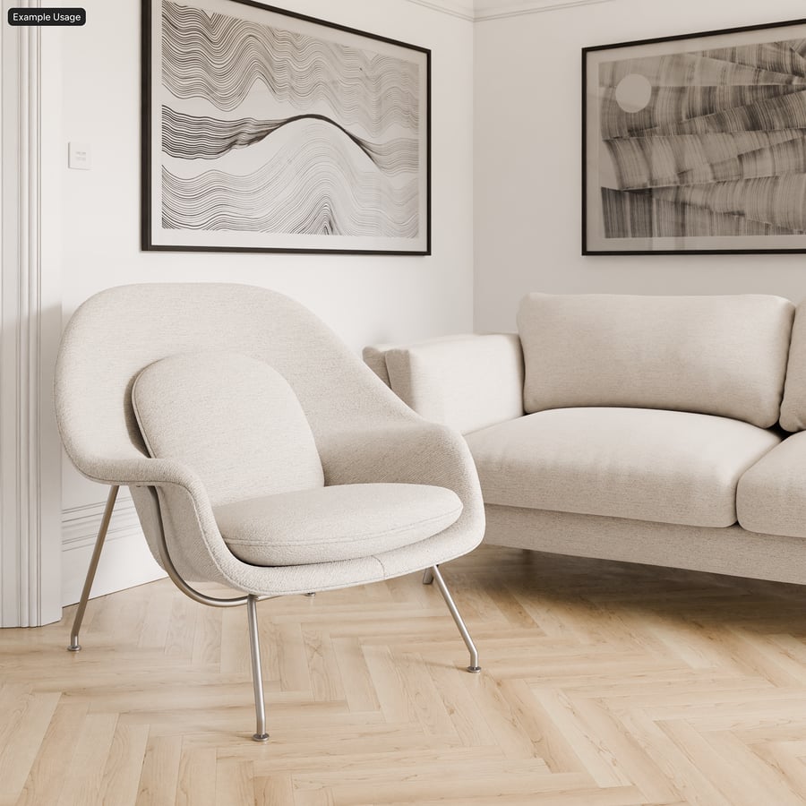 Tessuto per tappezzeria a coste in ciniglia, texture, crema