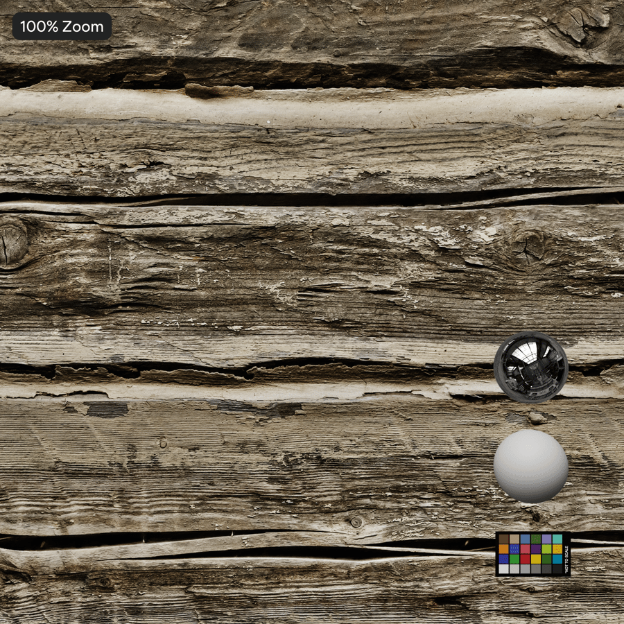 Rustic Rough Hewn Wood Wall Texture