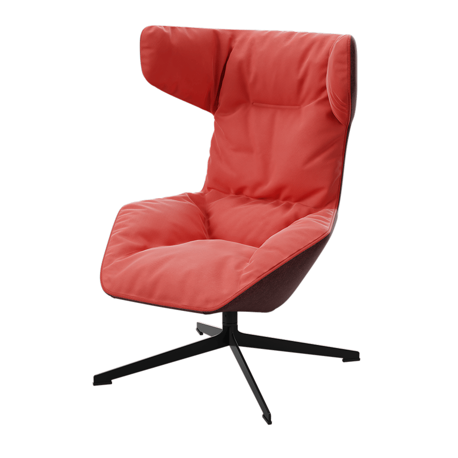 Replica Moroso Bravata For A Walk Armchair Model, Red