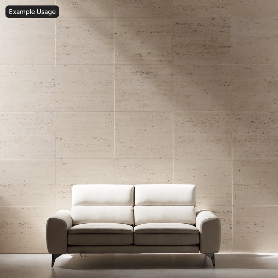 Textura de parede em travertino, bege