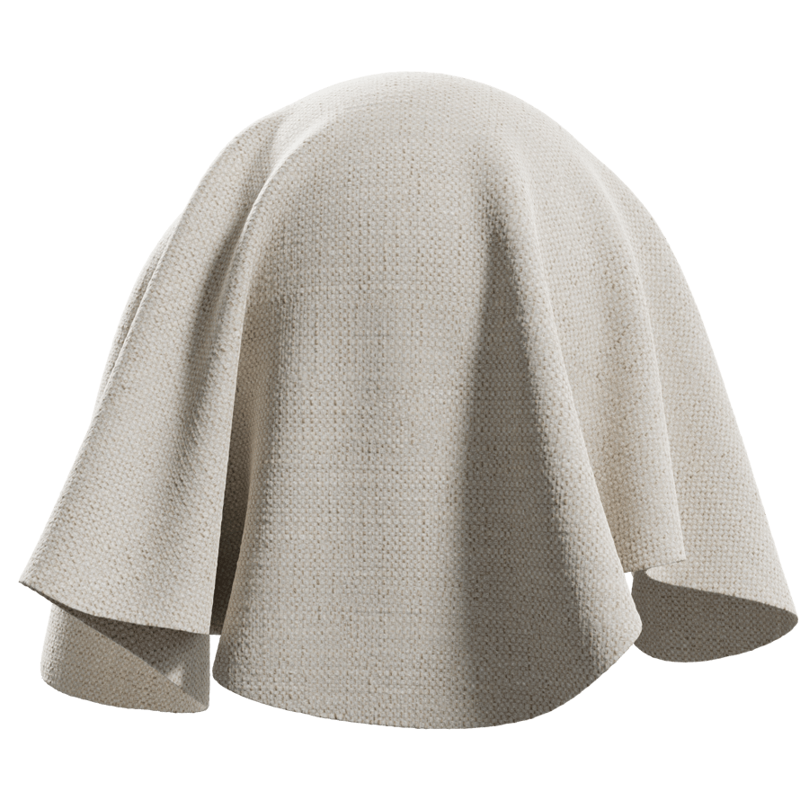 Cream Puff Linen Fabric Texture, Beige