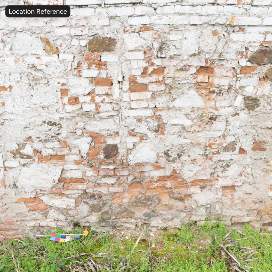 Worn Plaster on Brick Wall Texture