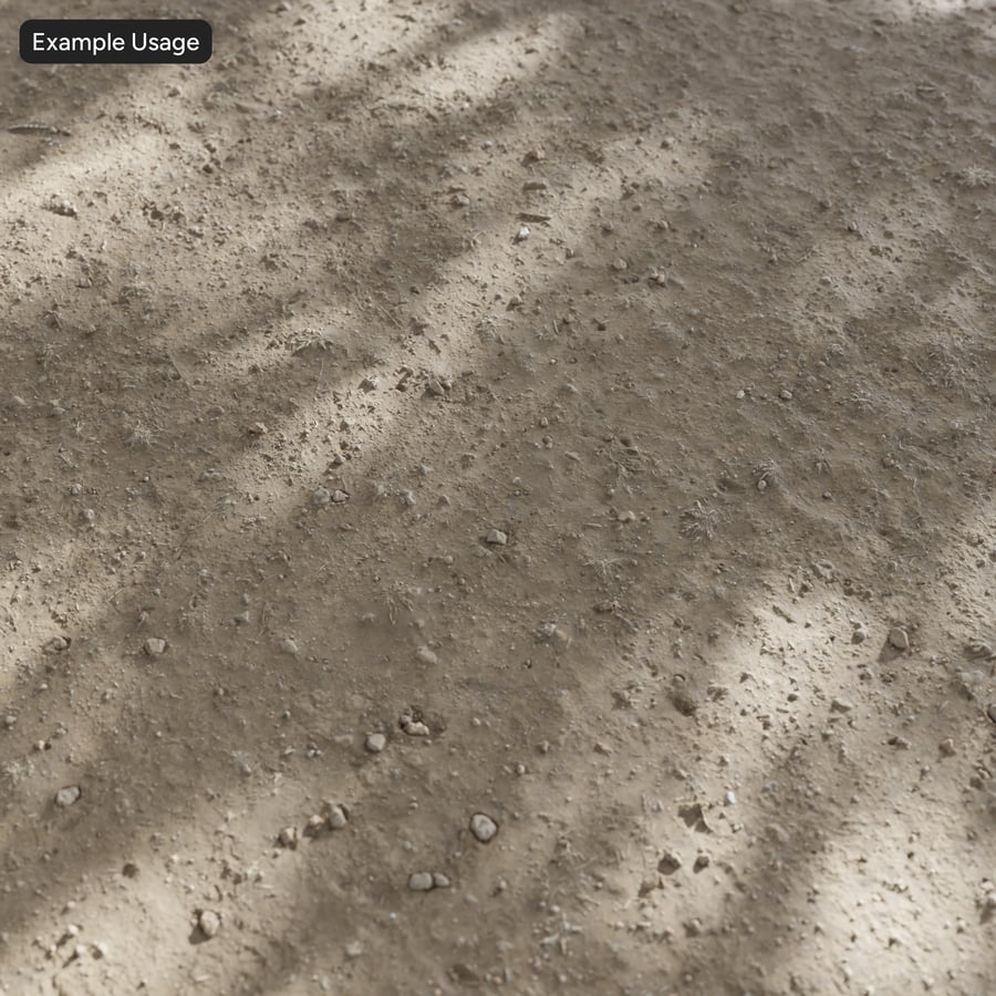 Textura de pedras espalhadas, paus e terra