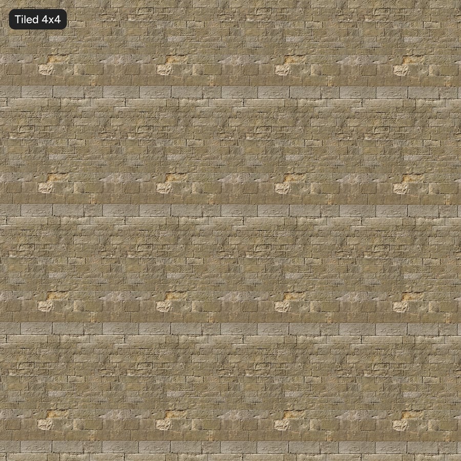 Aged Stone Block Wall Texture