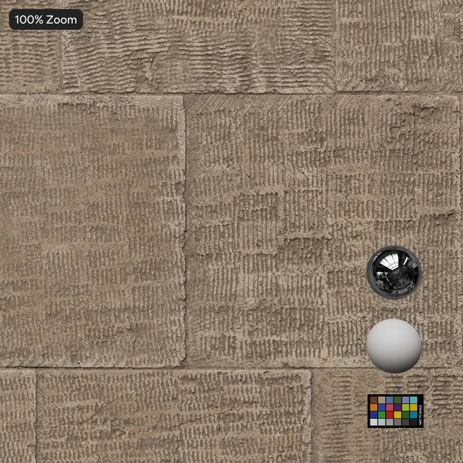 Brushed Stone Paver Texture