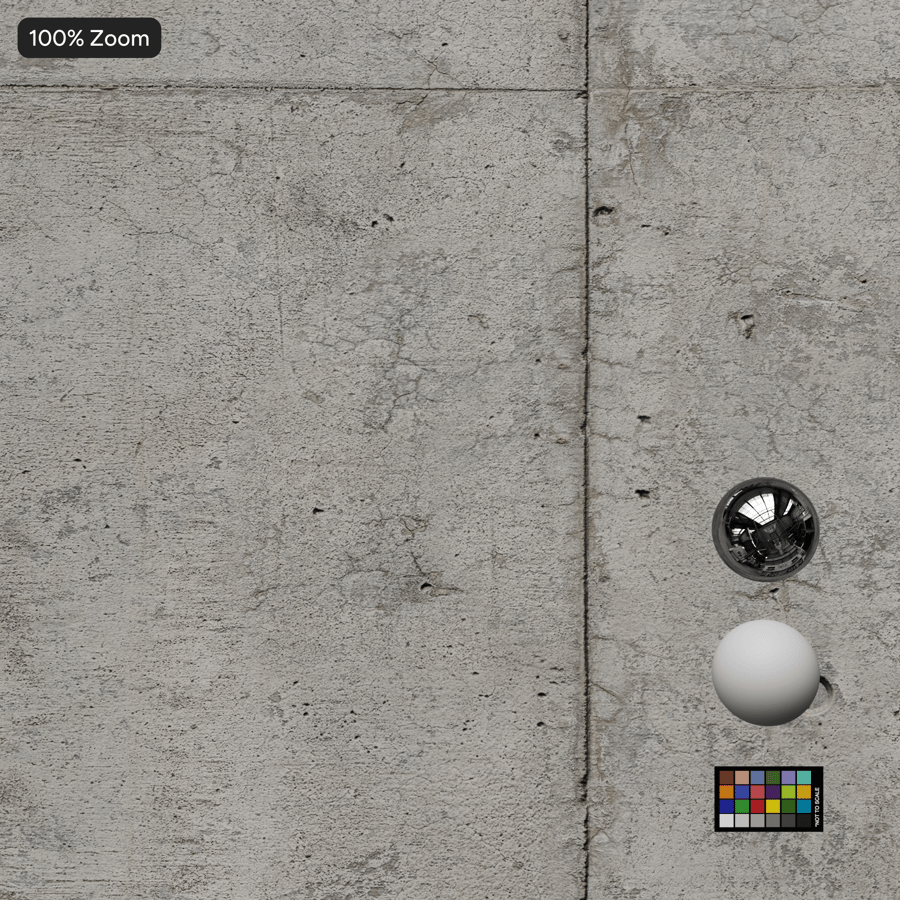 Weathered Retaining Concrete Wall with Tie Holes Texture