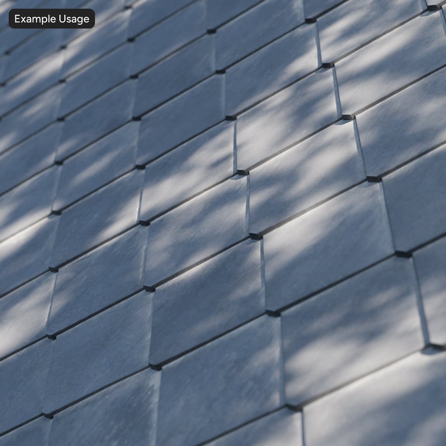 Textura de telhas de zinco opaco, preto