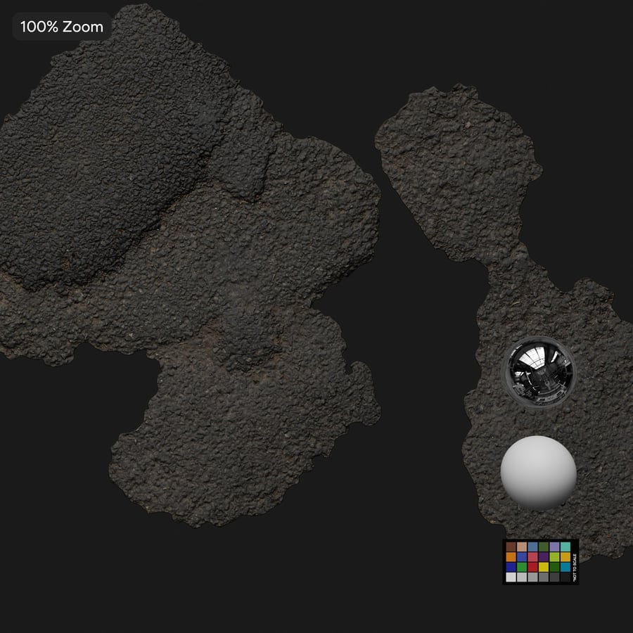 Road Repair Patch Texture Atlas