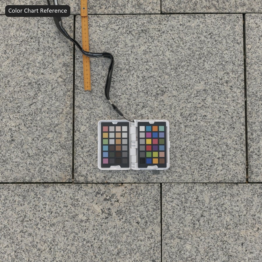 Staggered Granite Paving Slab Texture, Grey