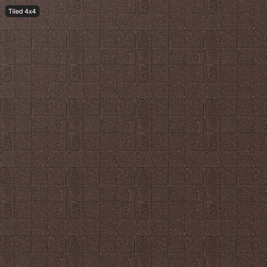 Textuur van vierkante tegels van aggregaat, rood