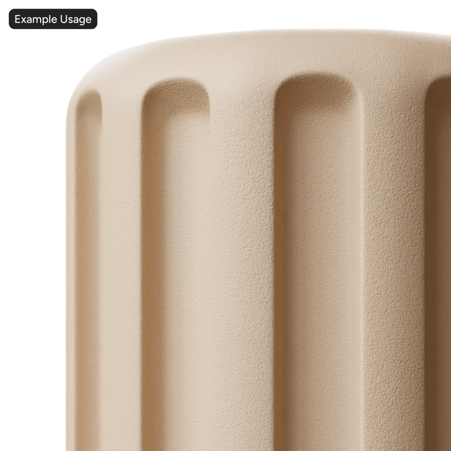 Kunststof Textuur Droogstraalvorm, Beige