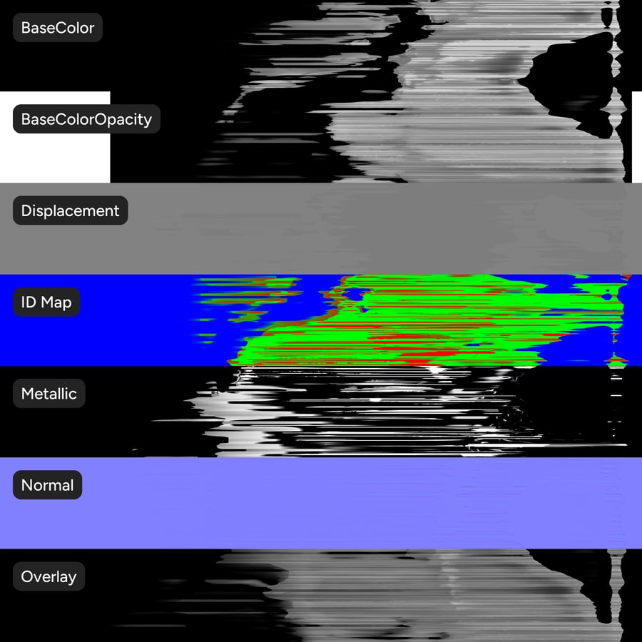 Directional Metal Scrapes Texture