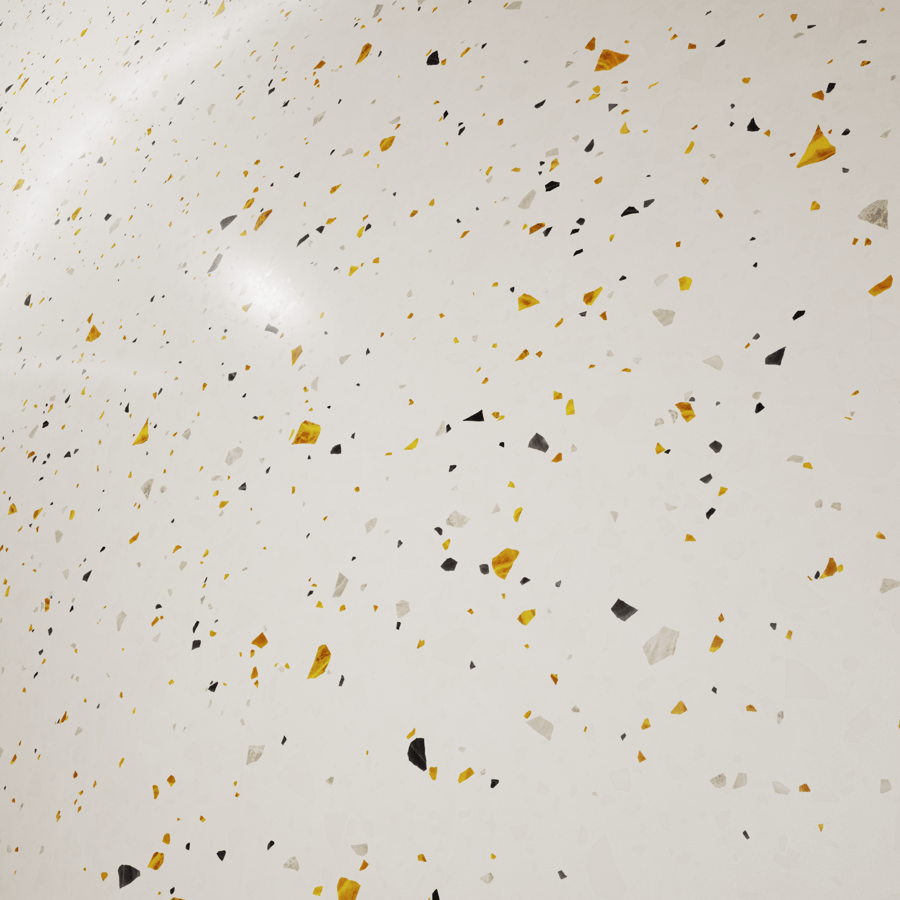 Palladiana Mustard Terrazzo Texture, Beige