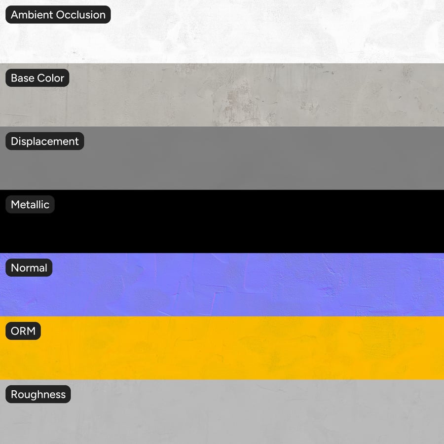 Texture murale en béton mat finie à la truelle