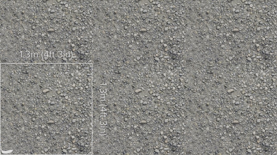 Pedras espalhadas sobre textura de terra