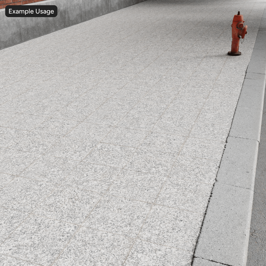 Graniettegel tegelstructuur, grijs