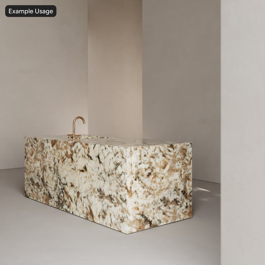 Textura de pedra de mármore polido, tom creme