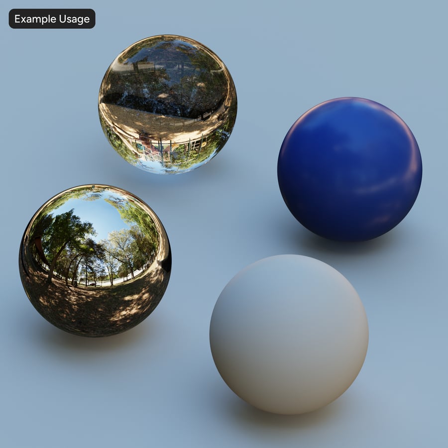 Doğa Parkı Oyun Alanı Ortamı HDRI