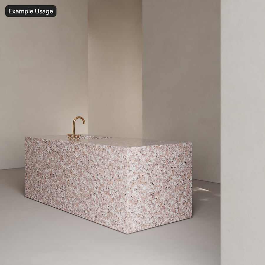 Textura de pedra de granito polido, rosa amanhecer