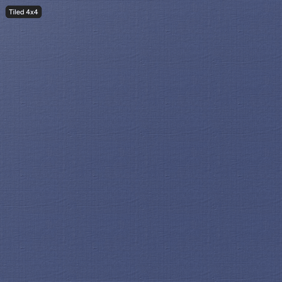 Ribbed Cotton Upholstery Fabric Texture, Blue