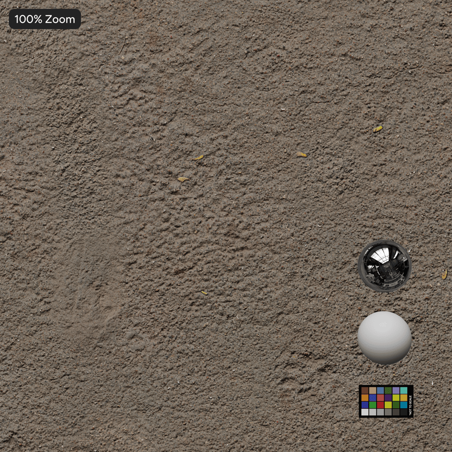 Worn Dirt Road Texture