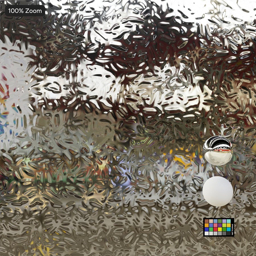 Decorative Water Ripple Patterned Glass Texture