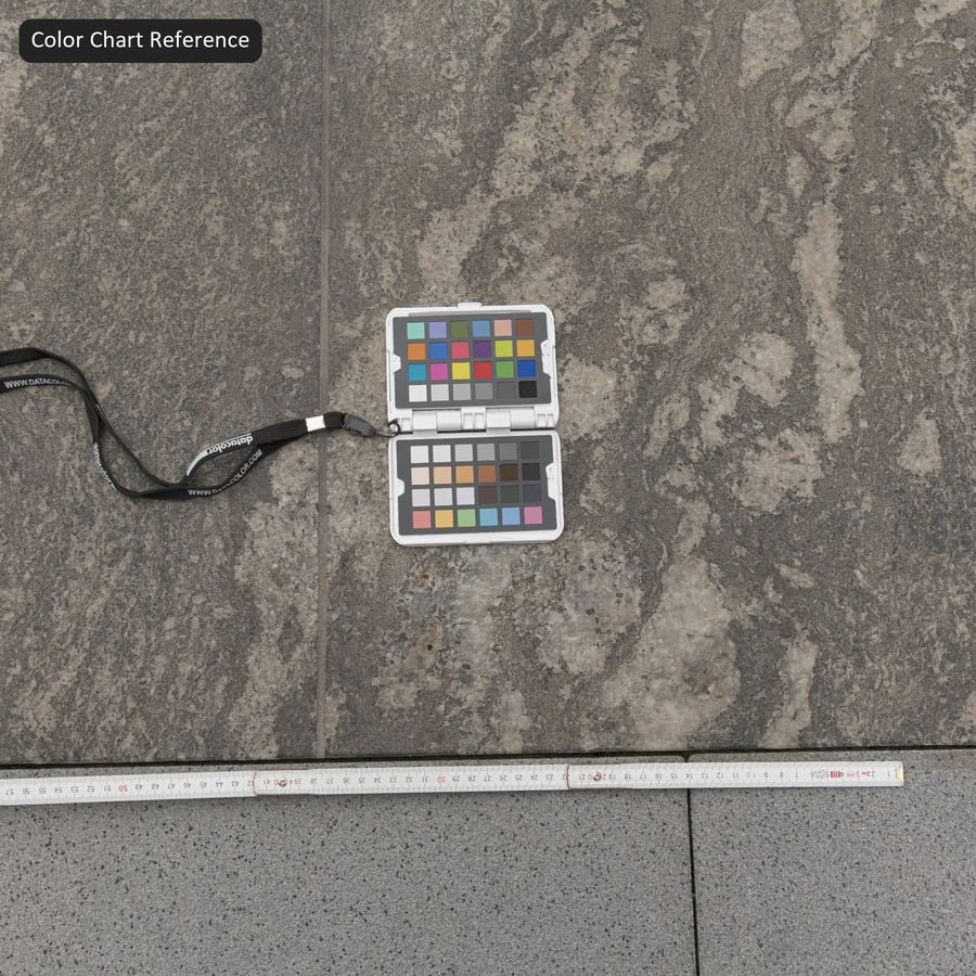 Honed Travertine Large Format Tile Texture, Warm Grey