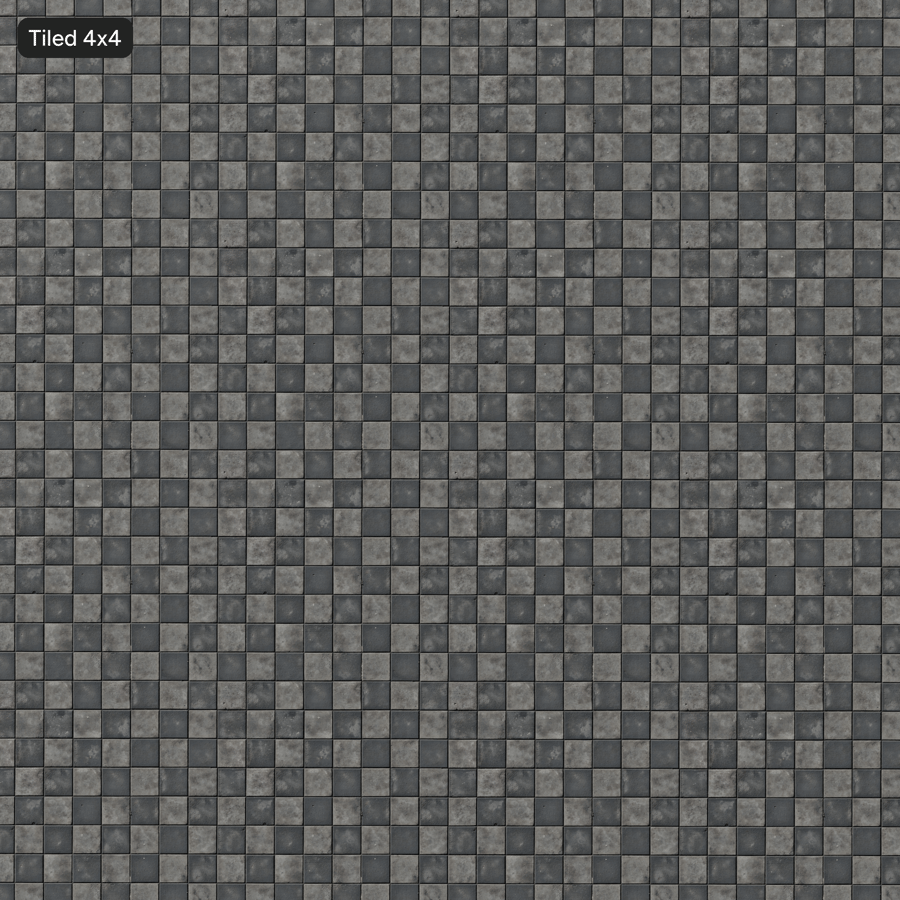 Dirty Square Stone Paver Texture, Checkerboard