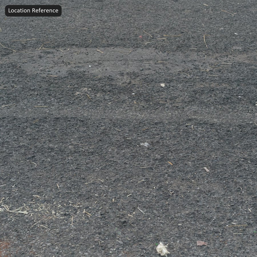 Uszkodzona tekstura asfaltu