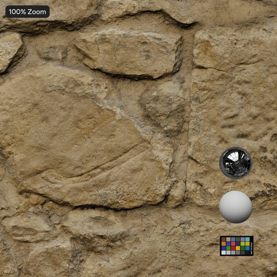 Rubble Sand Stone Wall Texture