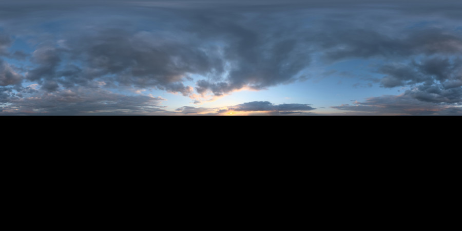 Cloudy Sunset Outdoor Sky HDRI