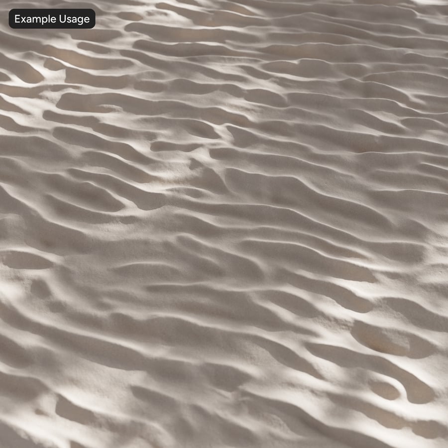 Rippled Desert Sand Texture