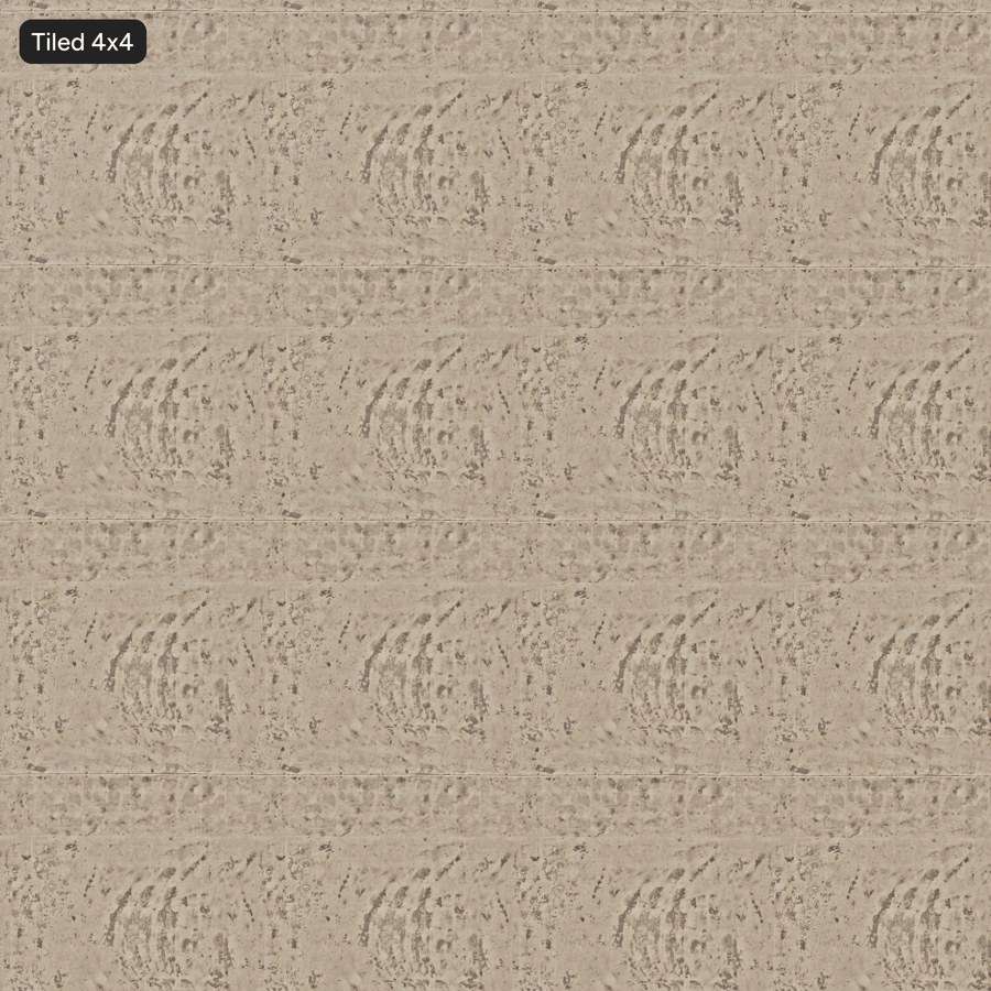 Worn Power Troweled Concrete Floor Texture, Warm Grey