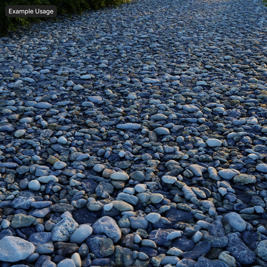 Mixed Pebbles Texture