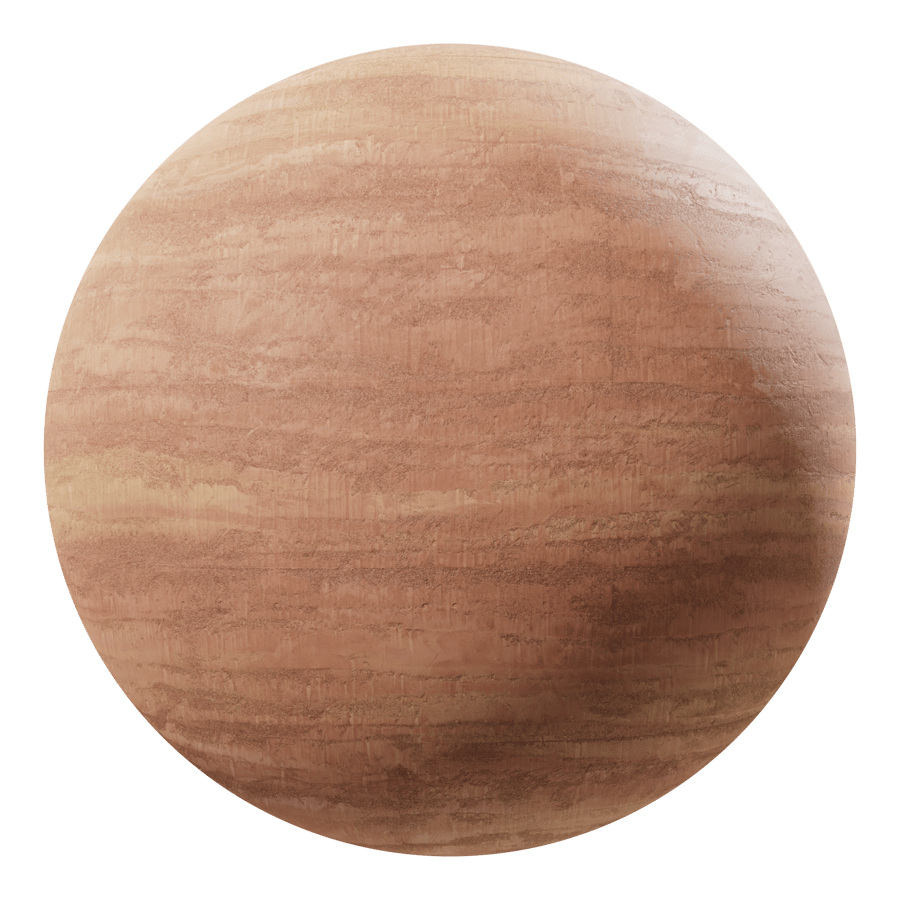 Clay Rammed Earth Texture, Red