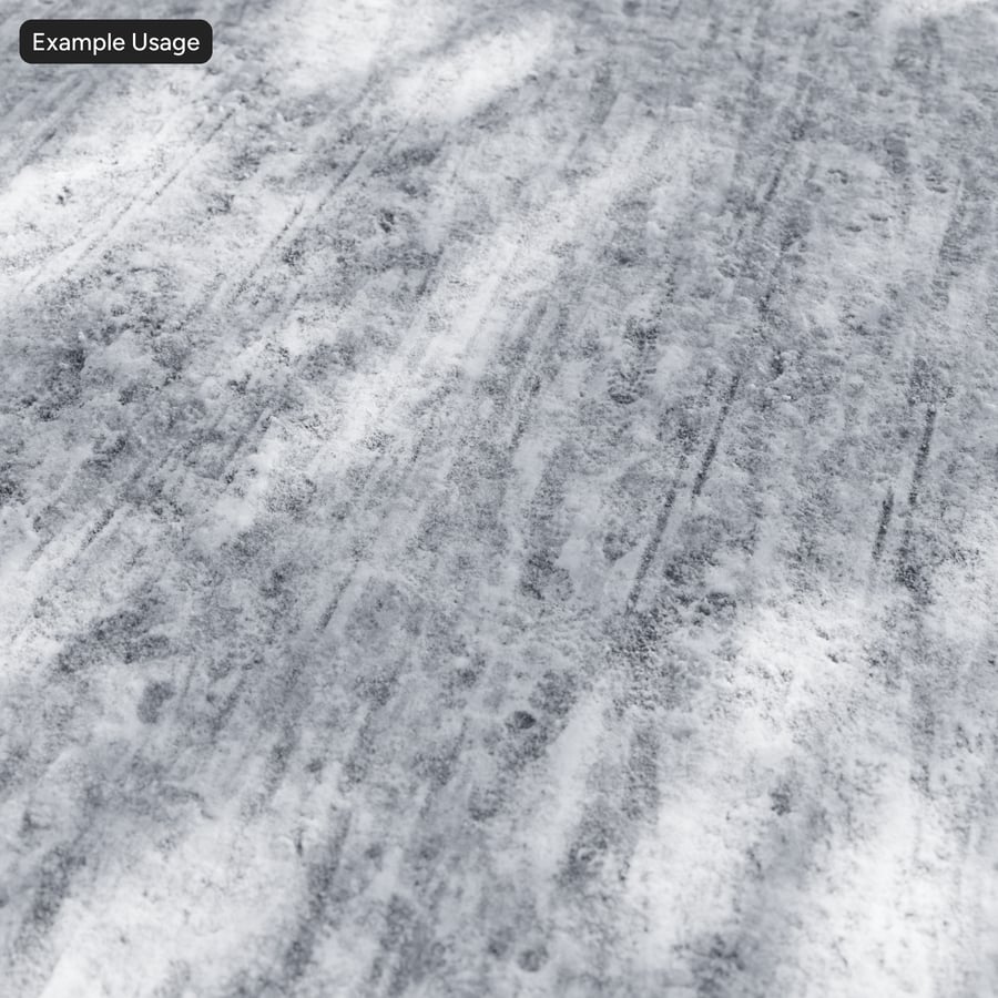 Marcas de neumáticos en la textura del asfalto nevado