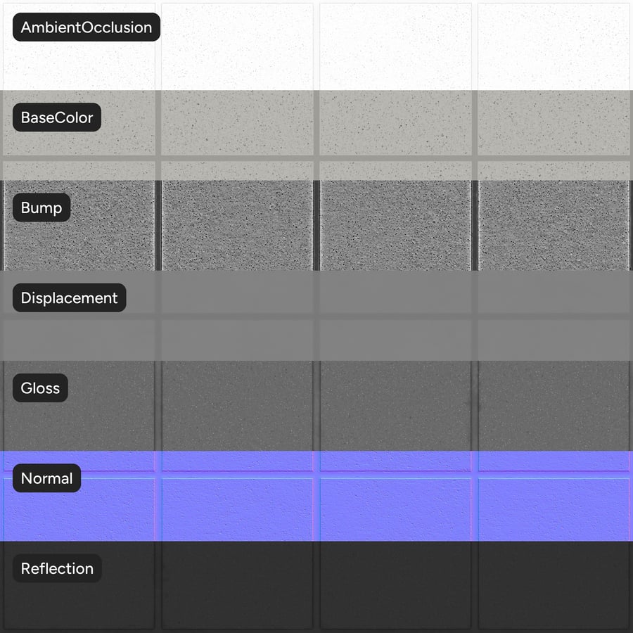 Painel acústico quadrado com textura, branco