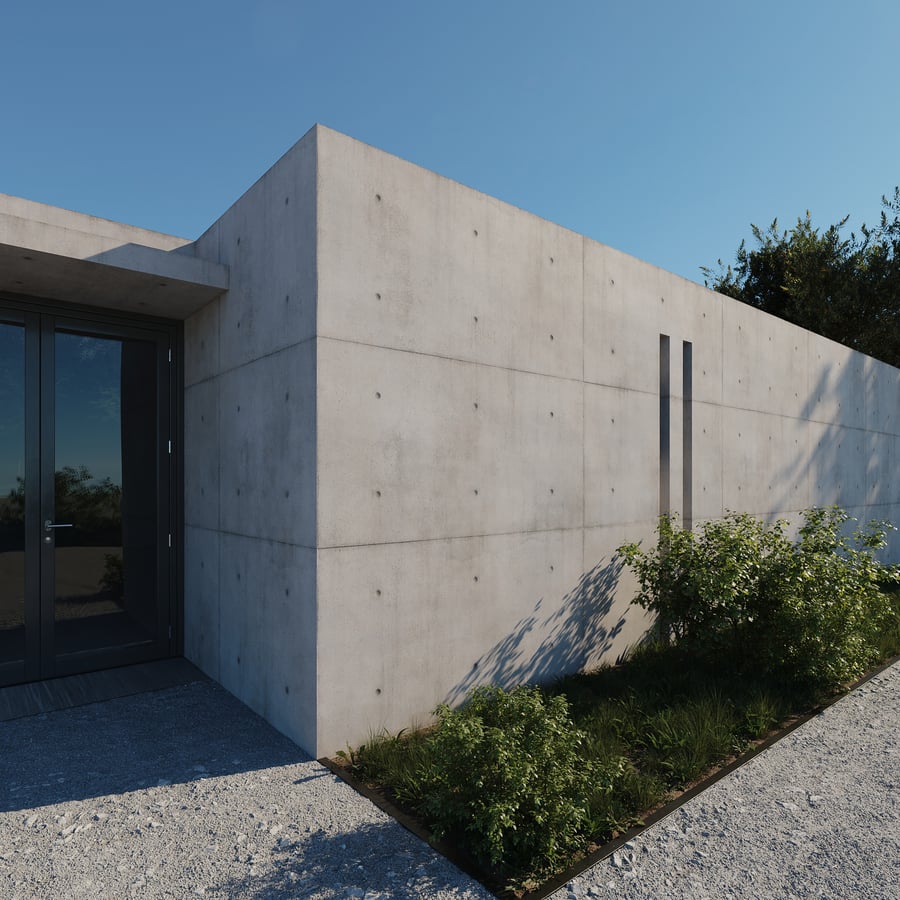 Dirty Horizontal Concrete Panel Texture